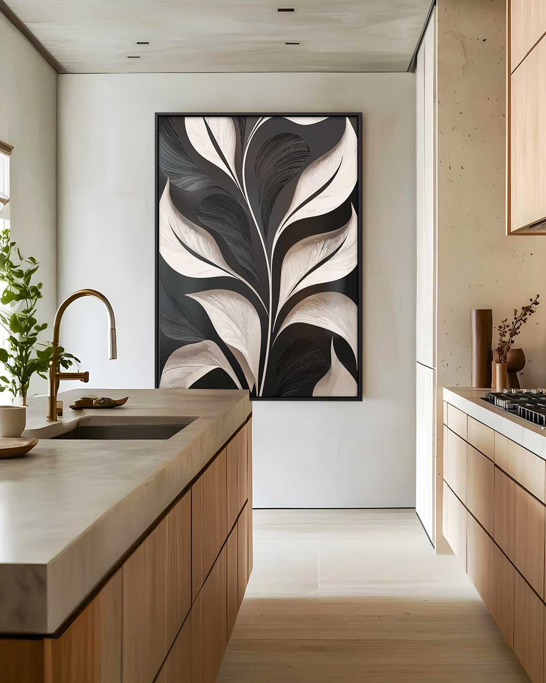 Natuurlijke Elegantie Kunstwerk-canvas-dibond-plexiglas-wanddecoratie-WallArtistic