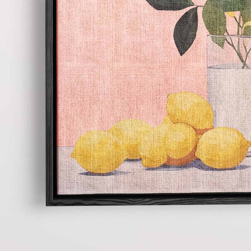 Citrussfeer op Doek Kunstwerk-canvas-dibond-plexiglas-wanddecoratie-WallArtistic