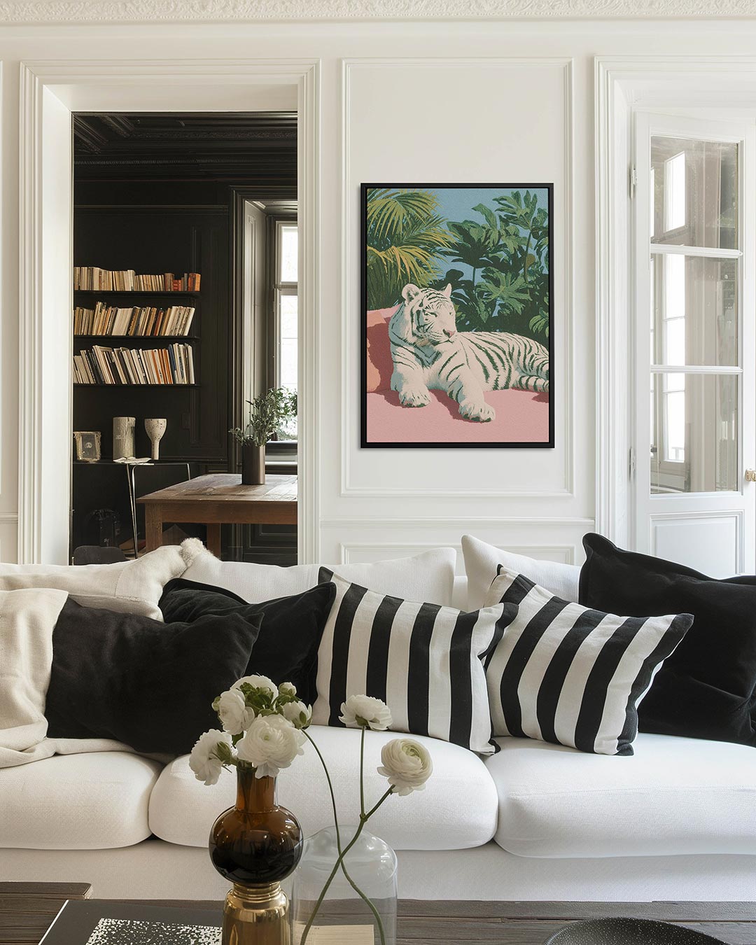 Tropische tijger Kunstwerk