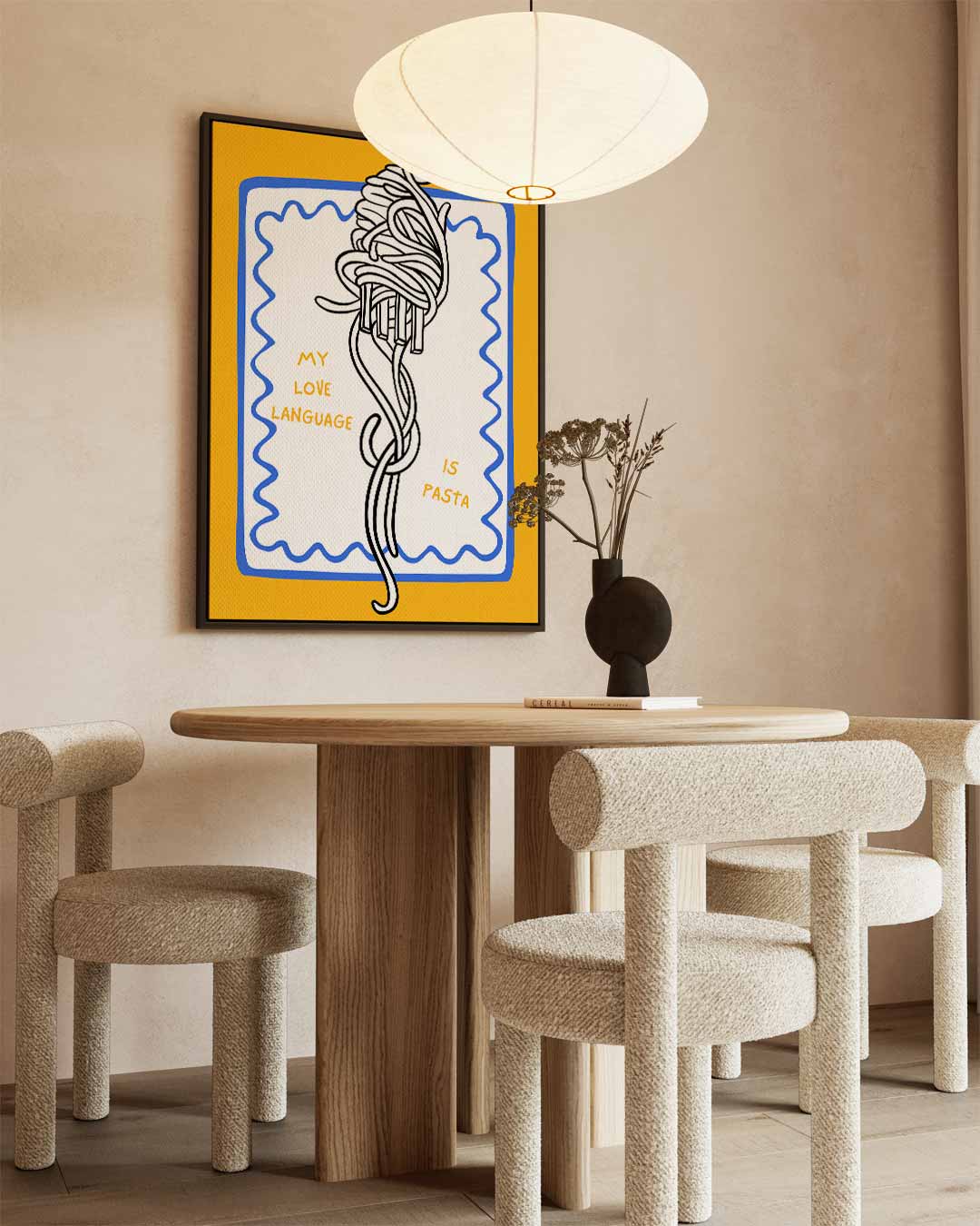 Pastaliefde Wanddecoratie Kunstwerk-canvas-dibond-plexiglas-wanddecoratie-WallArtistic