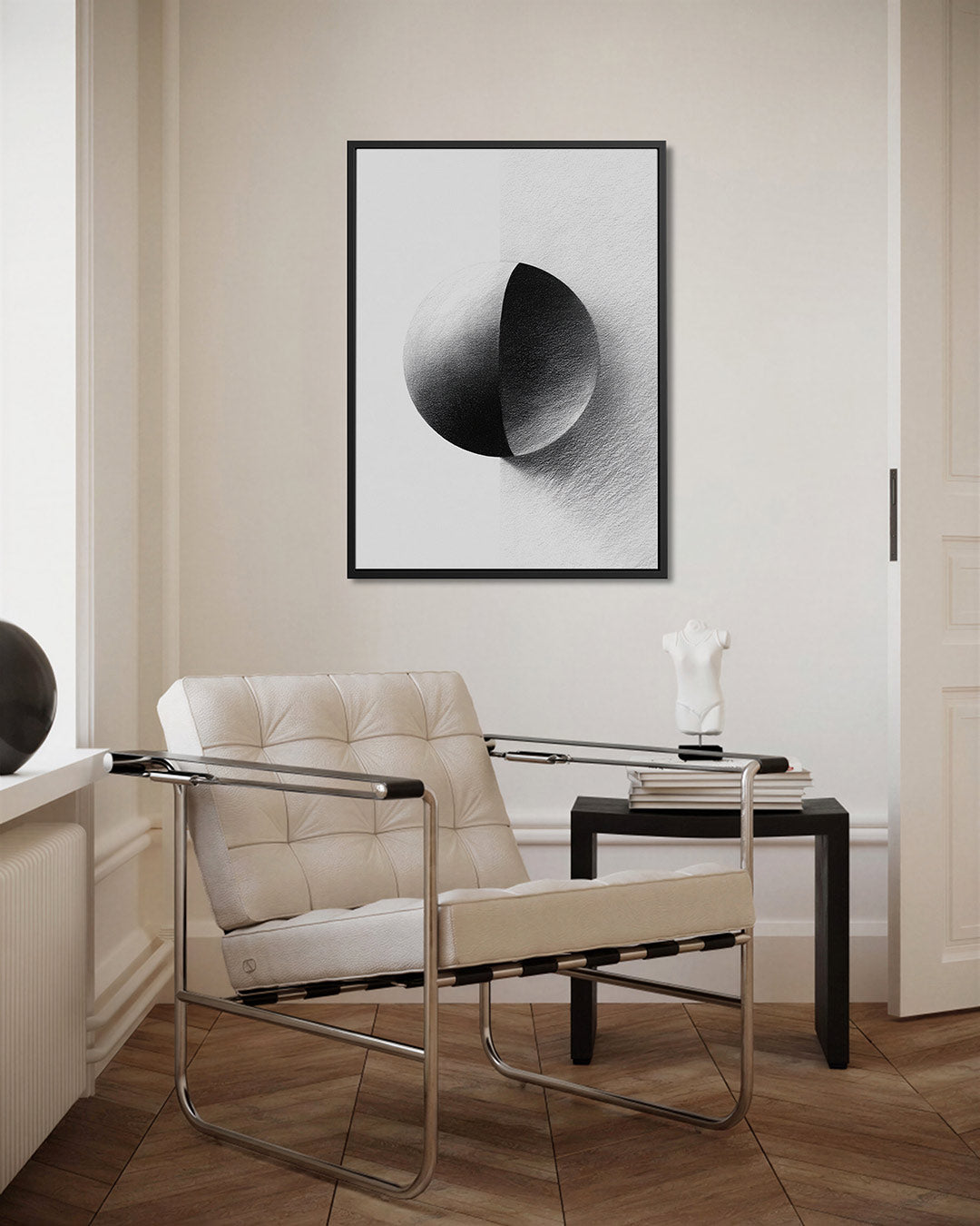 Geometrische bol compositie Kunstwerk