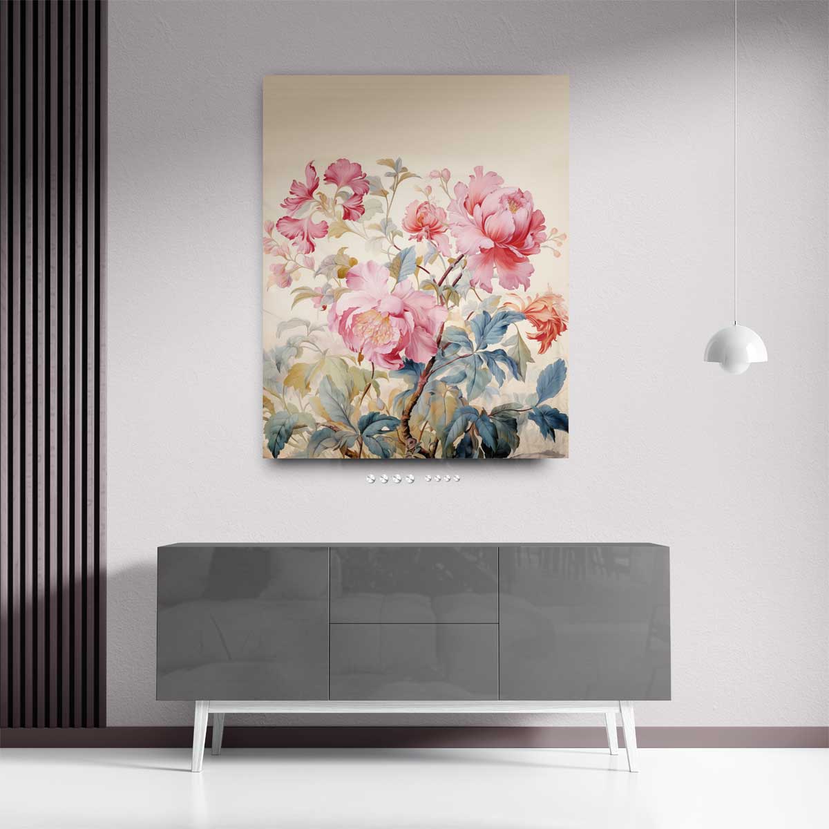 Bloemenpracht op Behang Kunstwerk-canvas-dibond-plexiglas-wanddecoratie-WallArtistic
