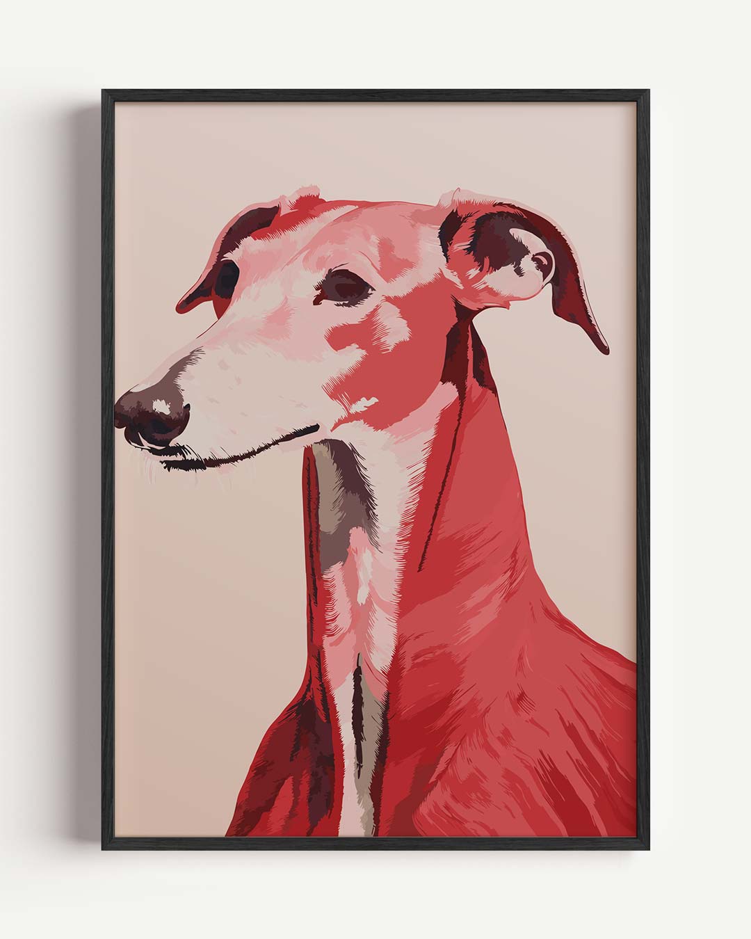 Stijlvolle Greyhound Poster