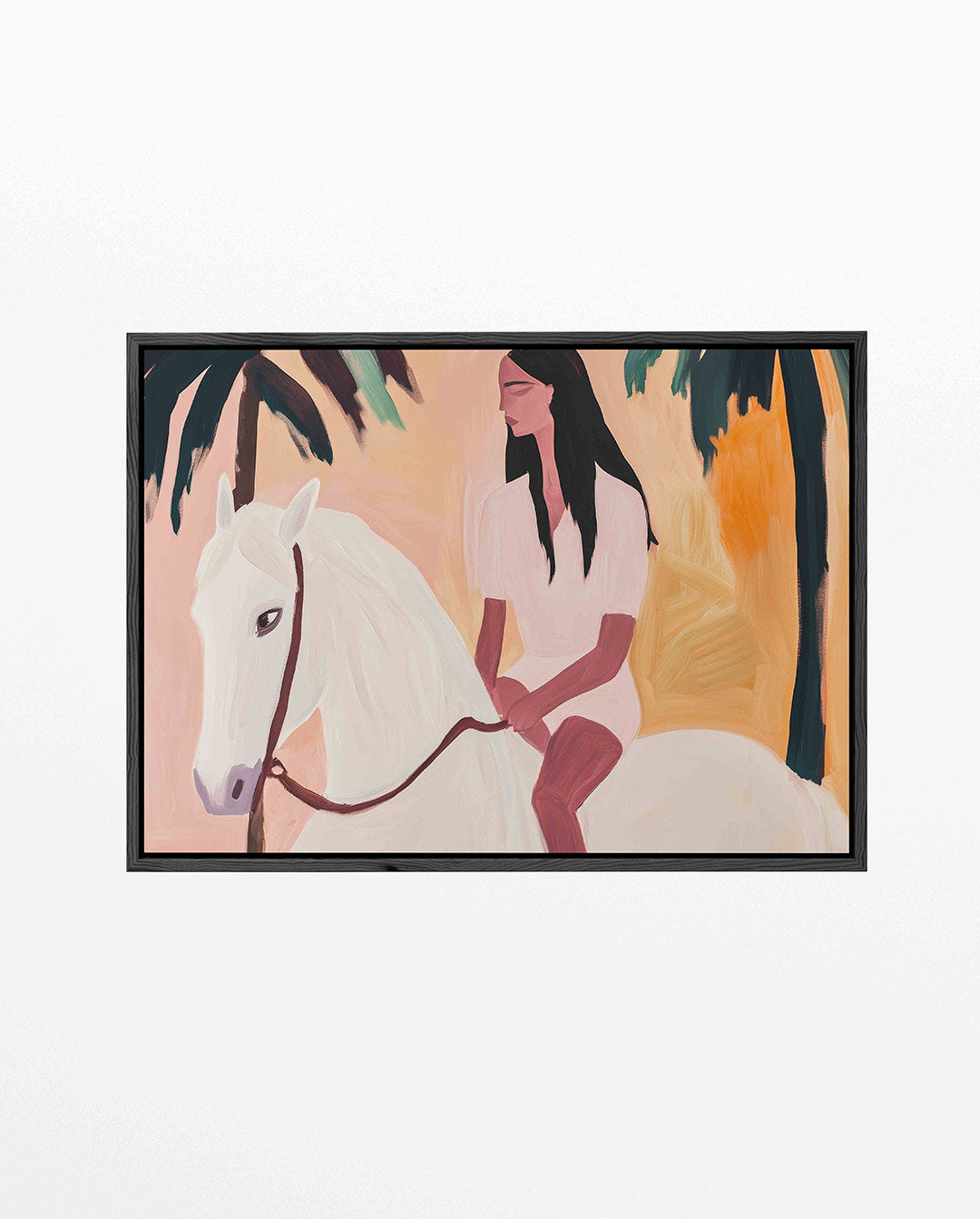 Dromerige ruiter Kunstwerk