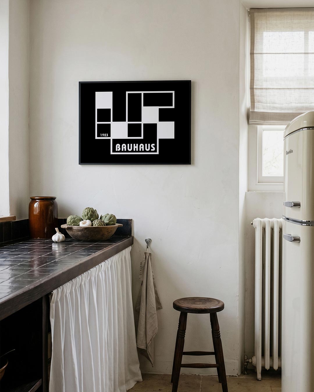 Vlakverdeling en lijnen Poster