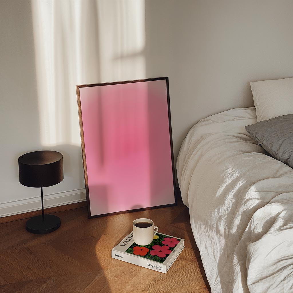 Roze Droomachtige Poster