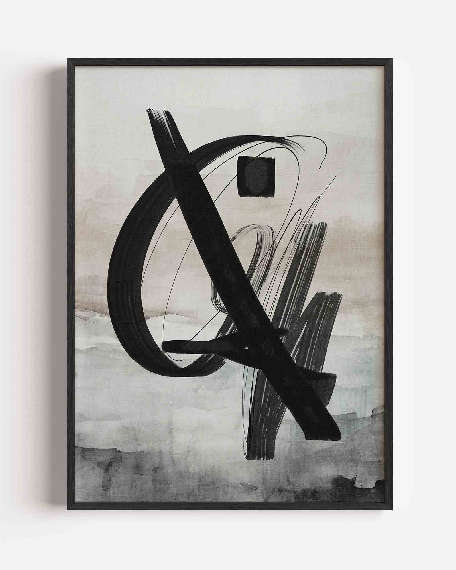 Abstracte vormen Poster