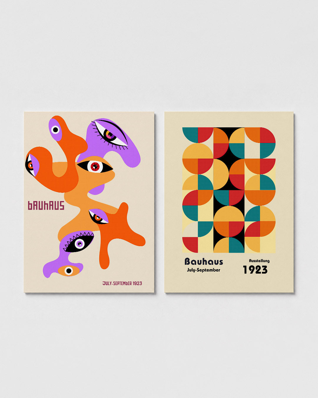 Oogvormen en kleuren Posterset