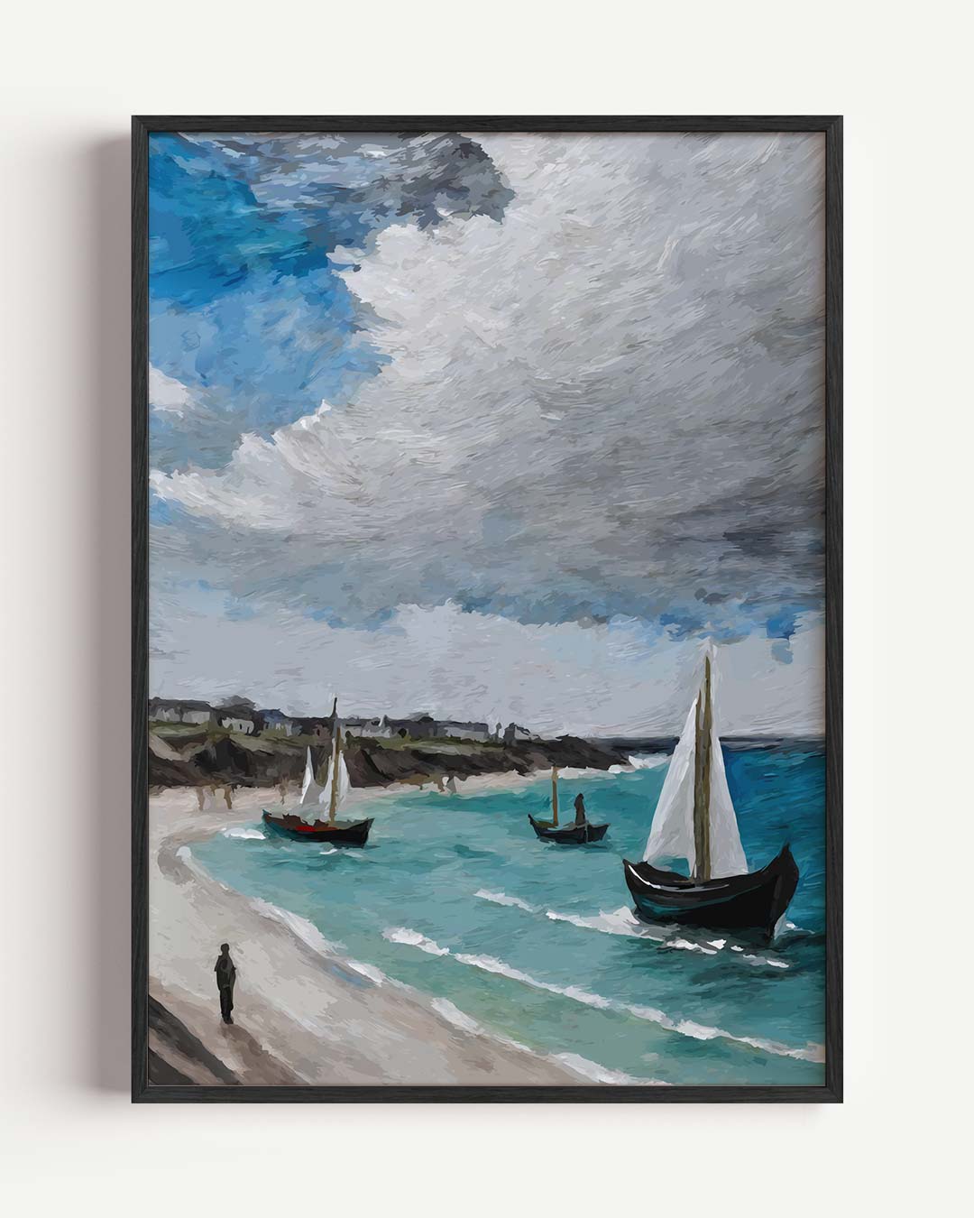 Zeilboten in Vrije Lucht Poster