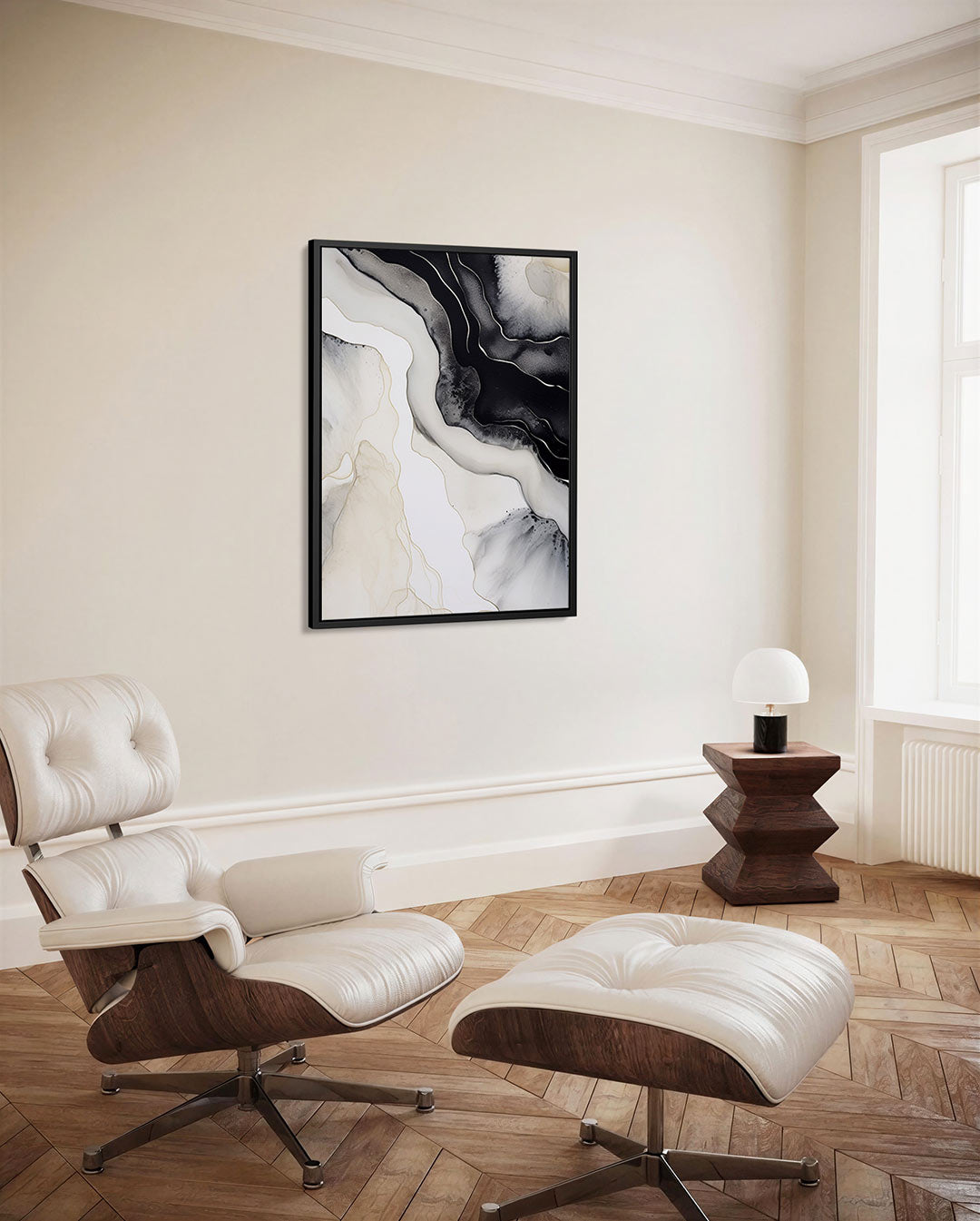 Organische lijnen Kunstwerk