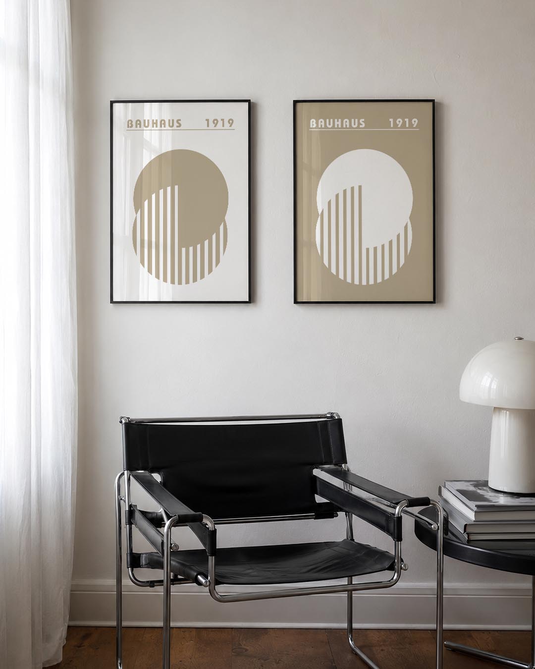 Cirkel en strepen Posterset