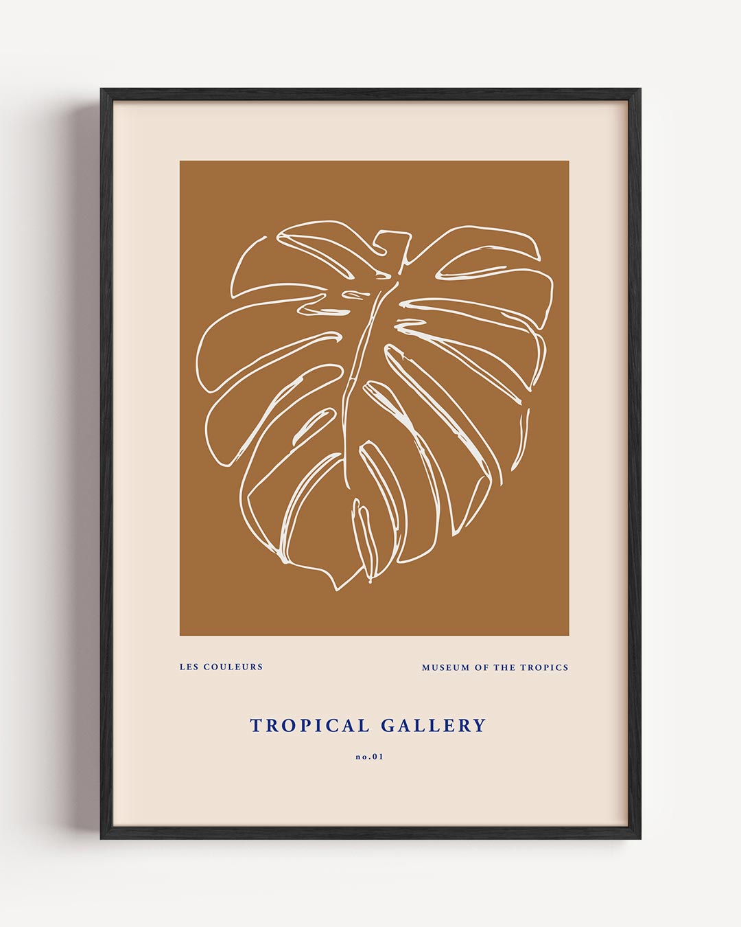 Tropische Monstera Poster-WallArtistic