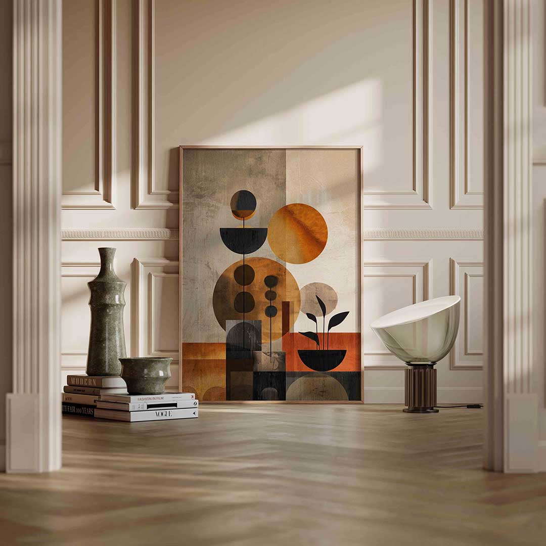 Abstracte vormen Poster