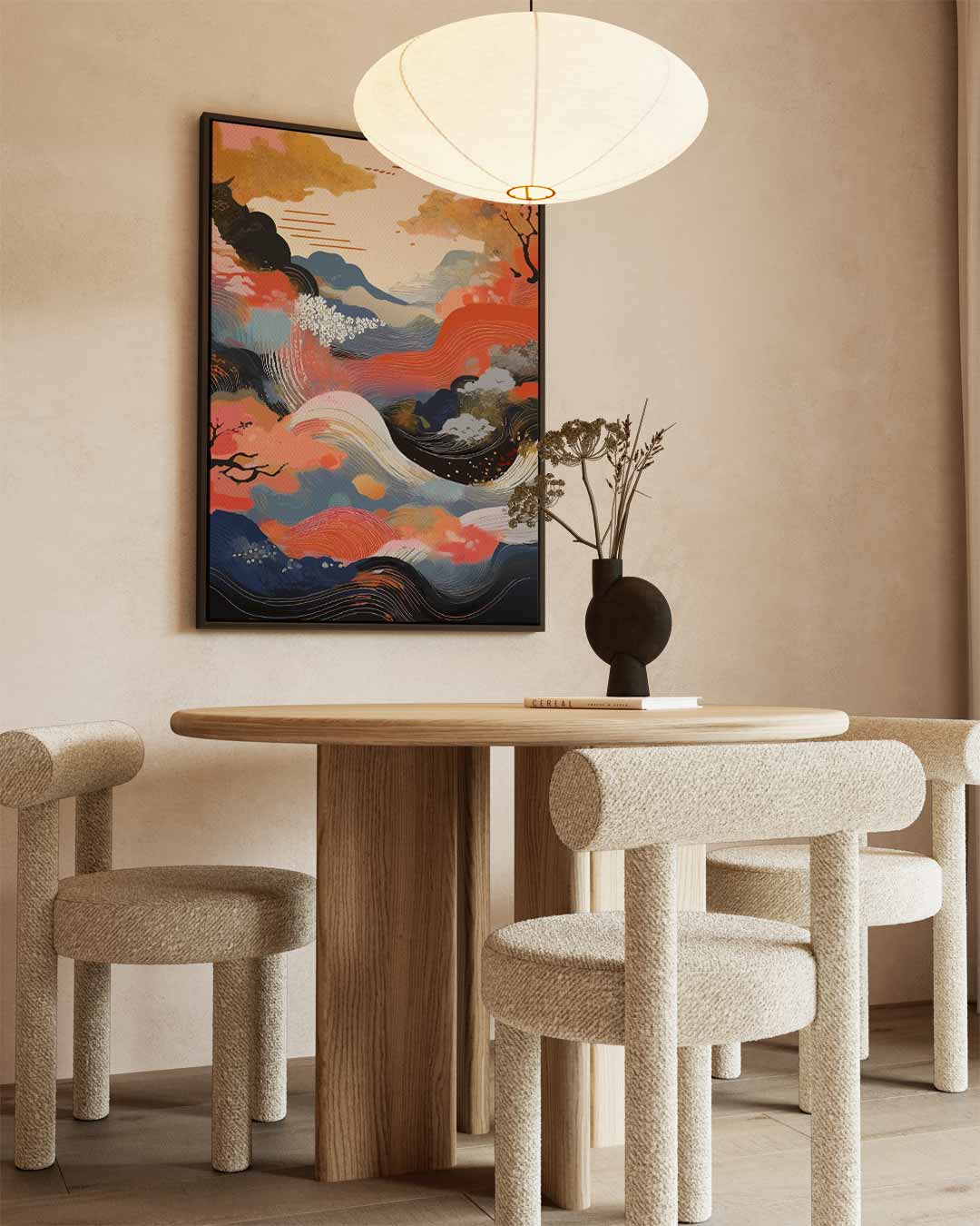 Betoverend Herfstlandschap Kunstwerk-canvas-dibond-plexiglas-wanddecoratie-WallArtistic