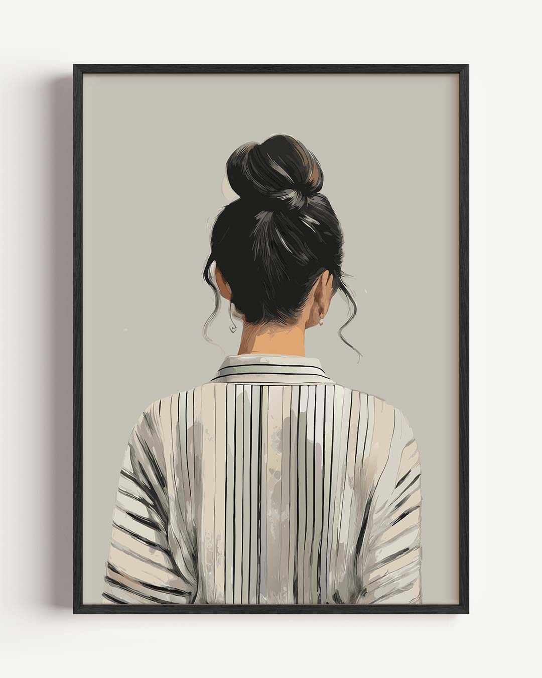 Elegante Gestreepte Stijl Poster