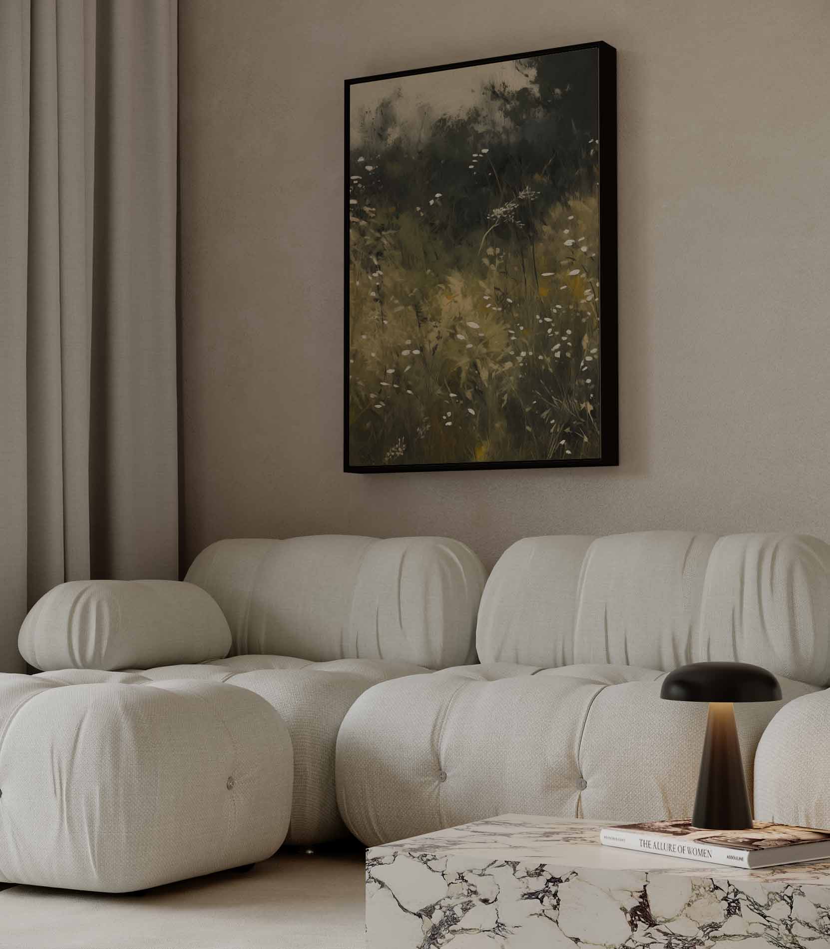 Betoverend Bloemenveld Kunstwerk-canvas-dibond-plexiglas-wanddecoratie-WallArtistic