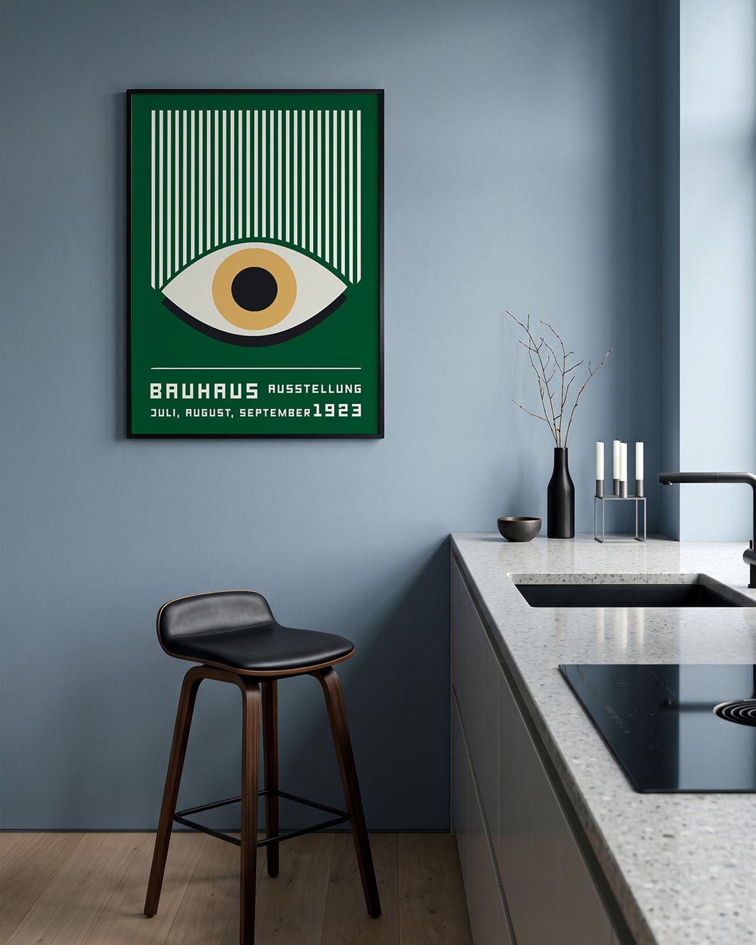 Oog en lijnen Poster