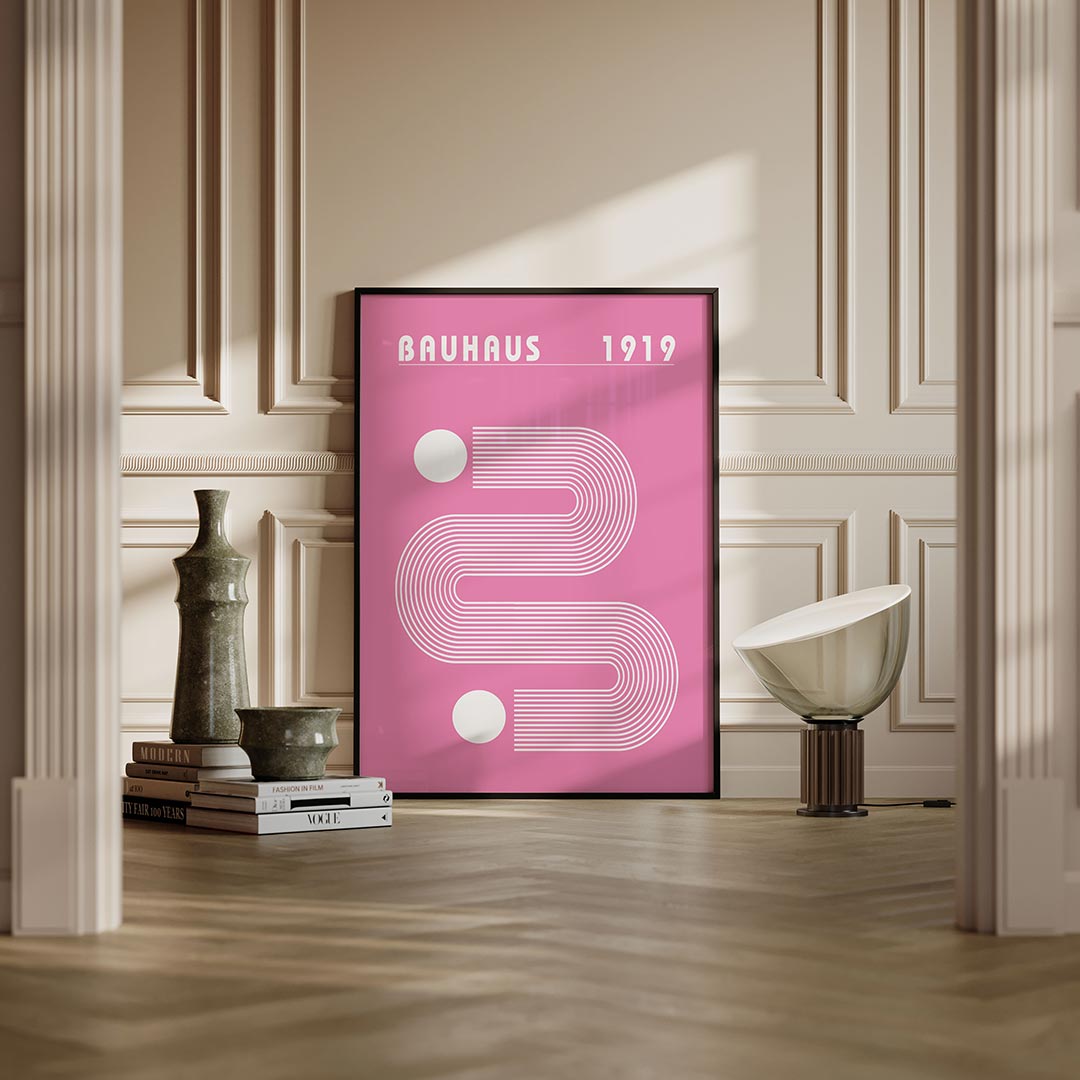 Lijnen en vormen Poster