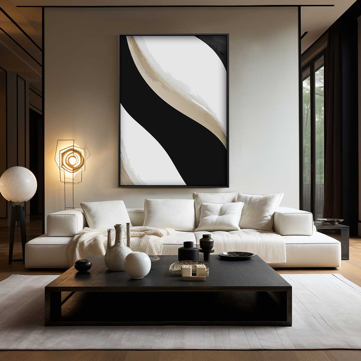Golven van Rust Kunstwerk-canvas-dibond-plexiglas-wanddecoratie-WallArtistic