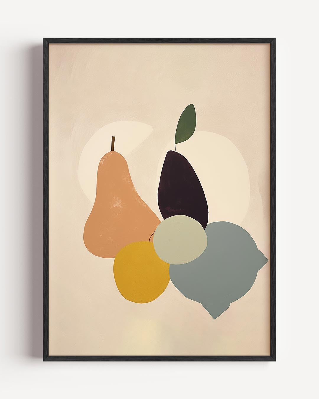 Fruitige Abstracte Kunstprint Poster-WallArtistic