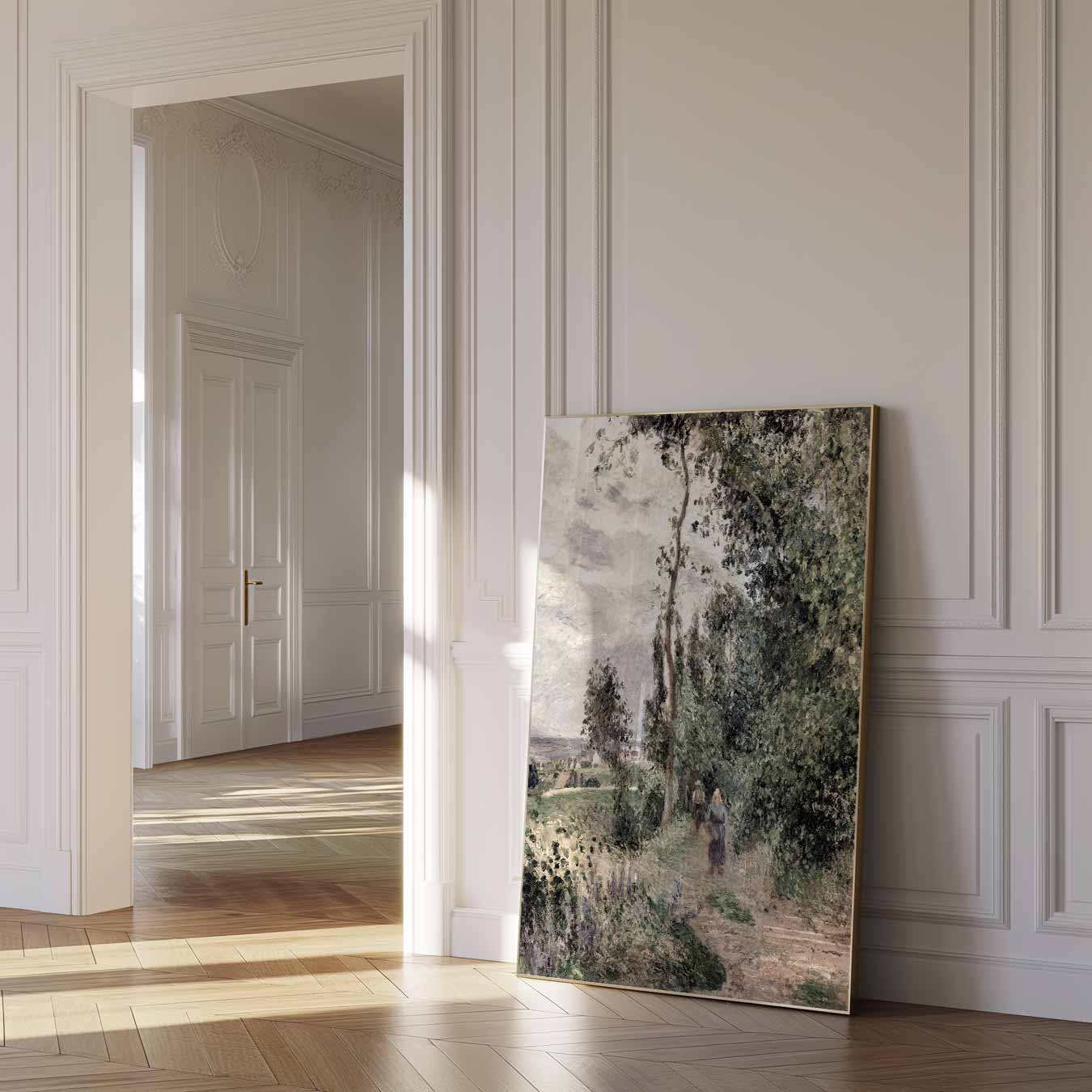 Lente Wandelpad Poster