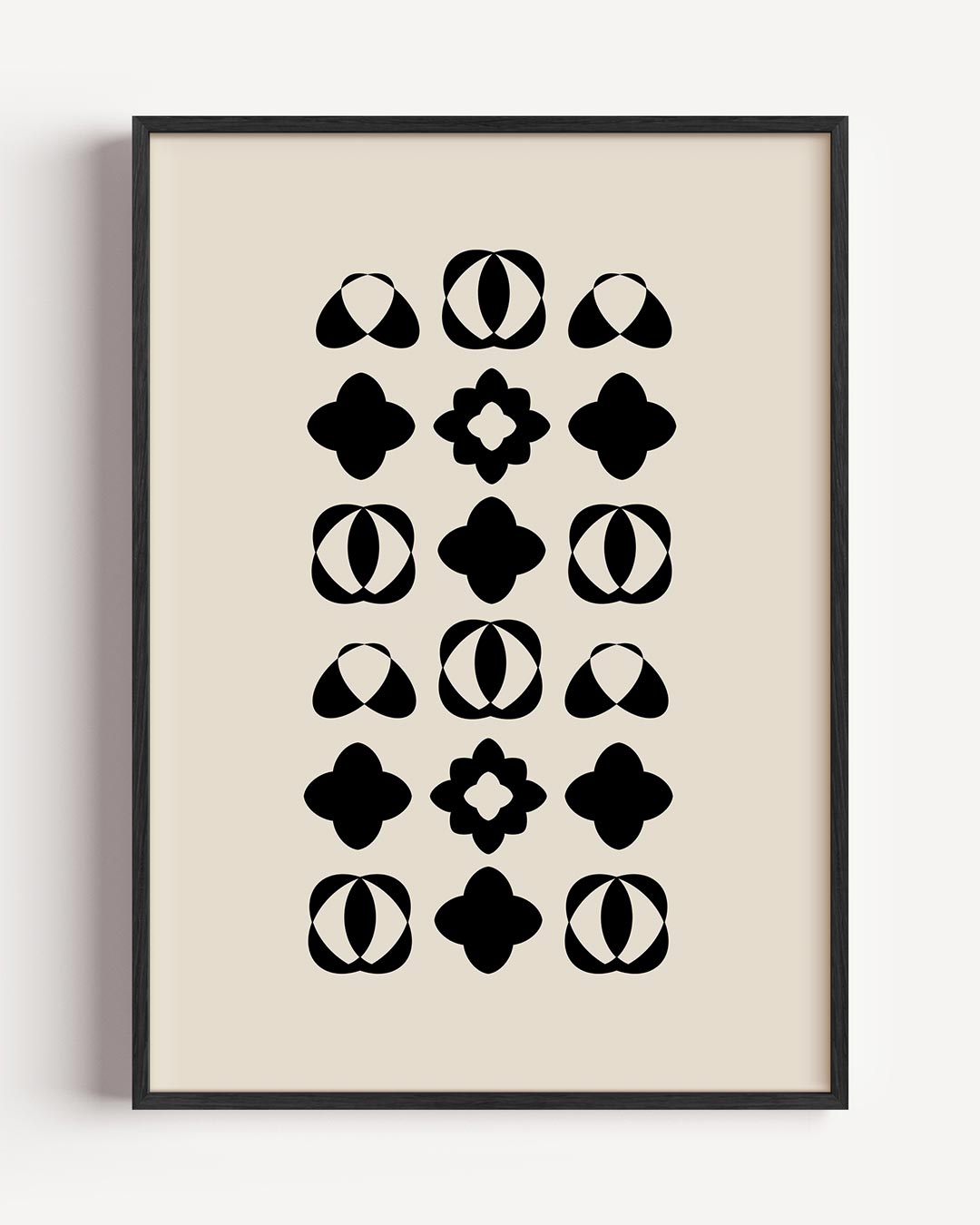 Stijlvolle Grafische Patroonposter-WallArtistic