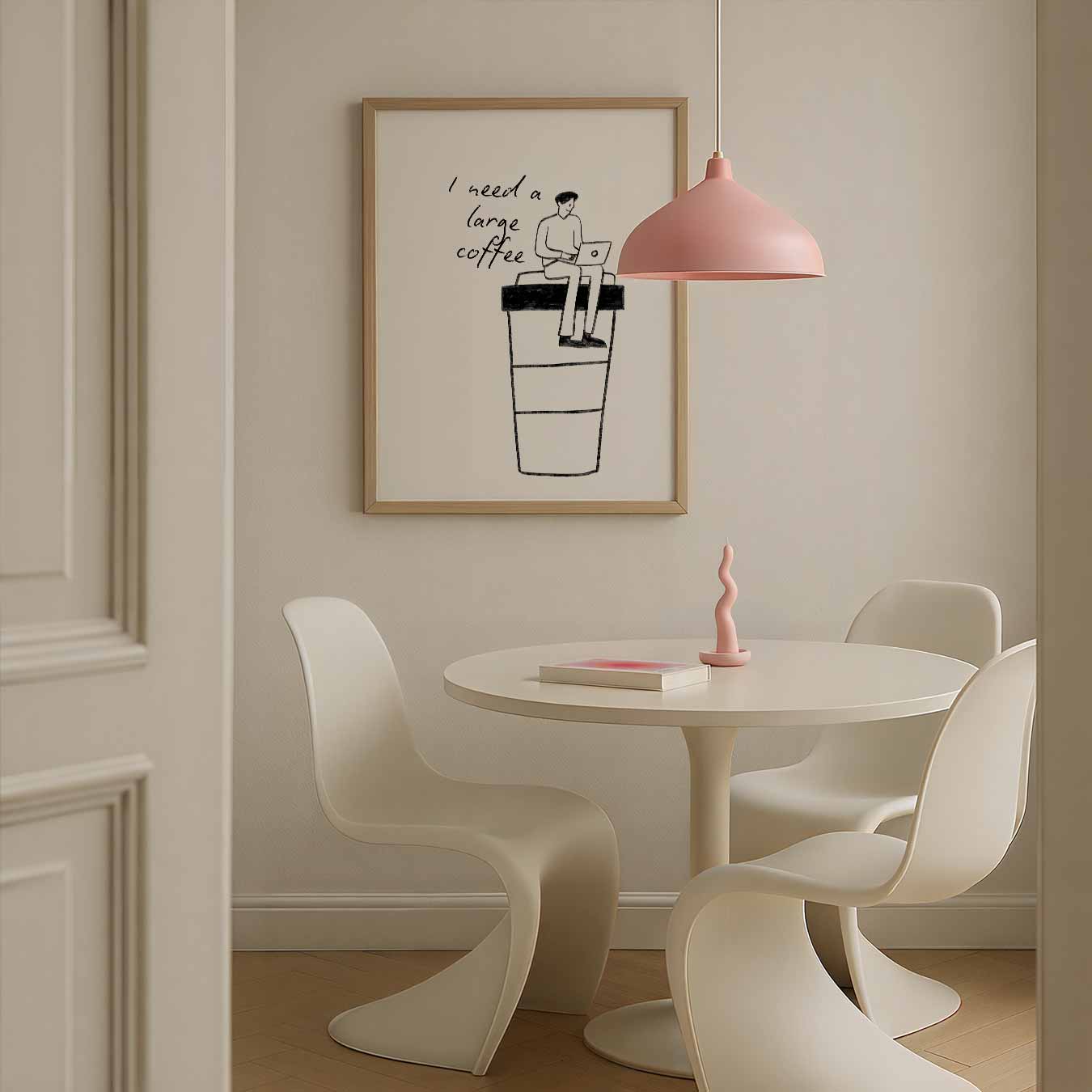 Poster "I Need a Large Coffee Poster