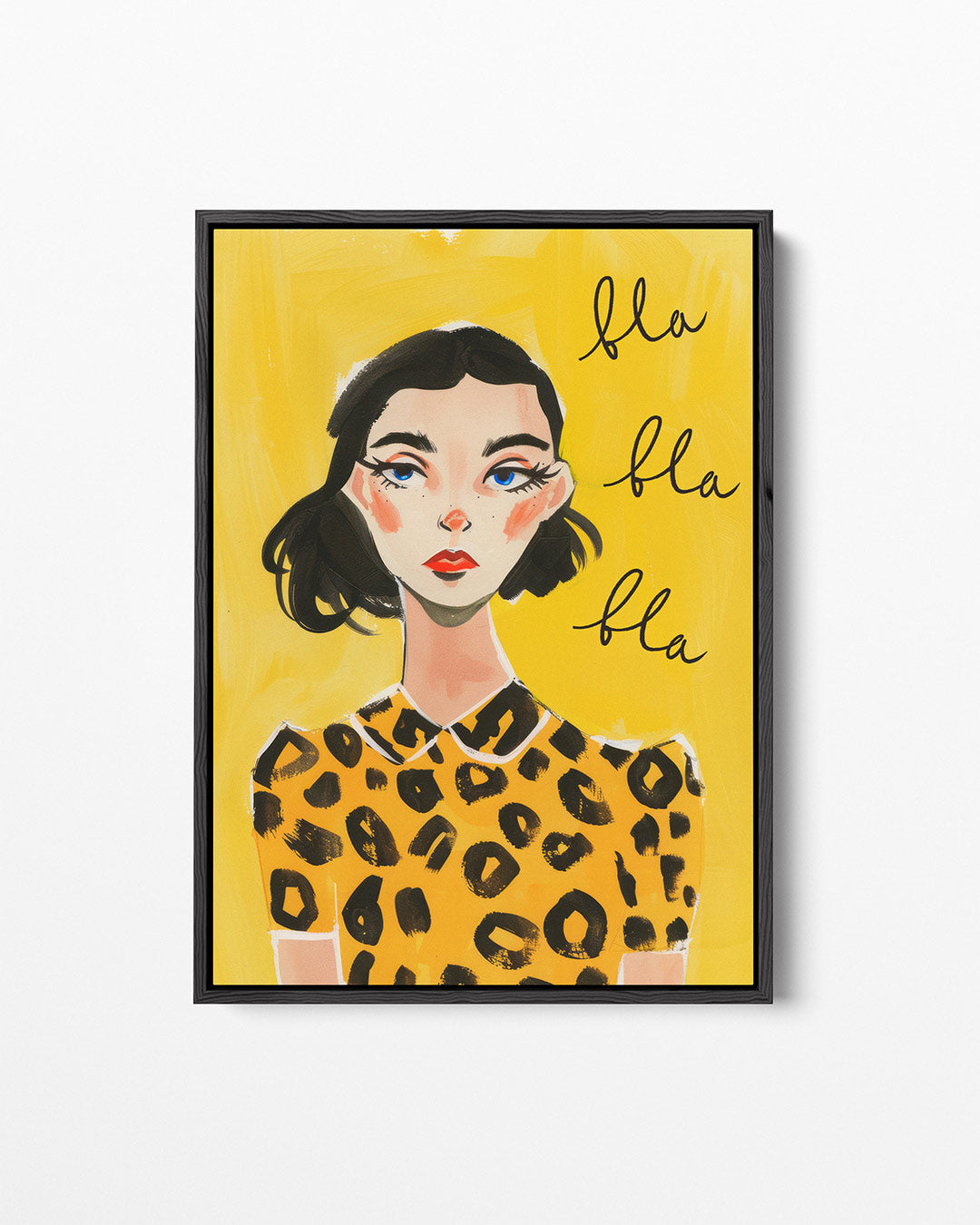 Vrouwelijk portret illustratie Kunstwerk