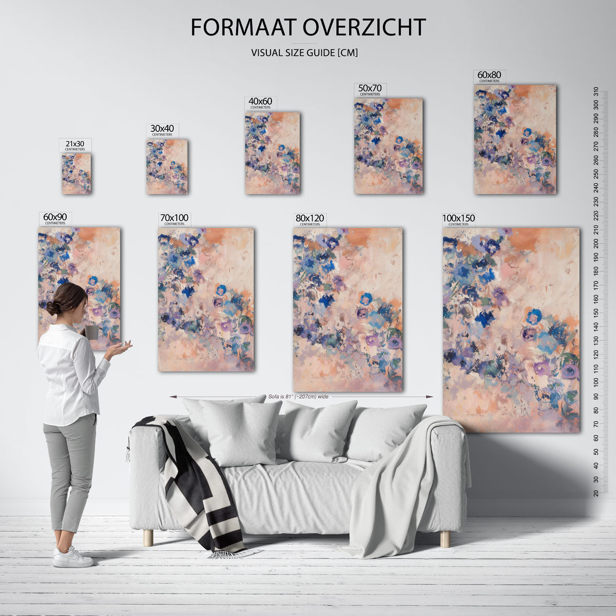 Bloemmotief Poster