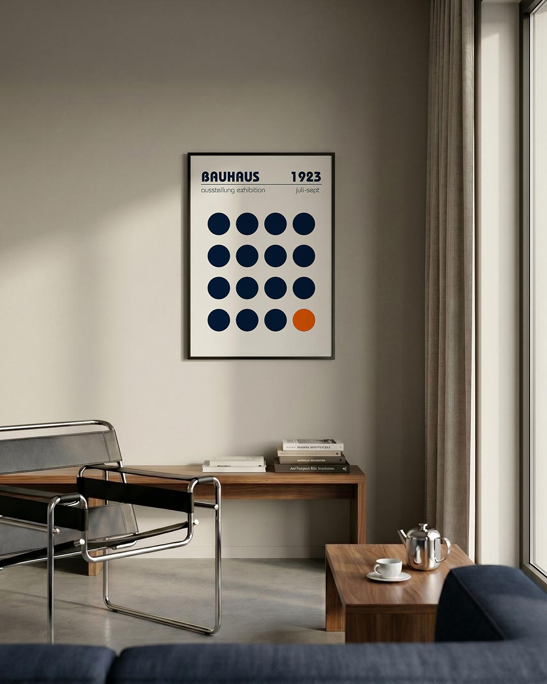 Cirkelpatroon en kleur Poster
