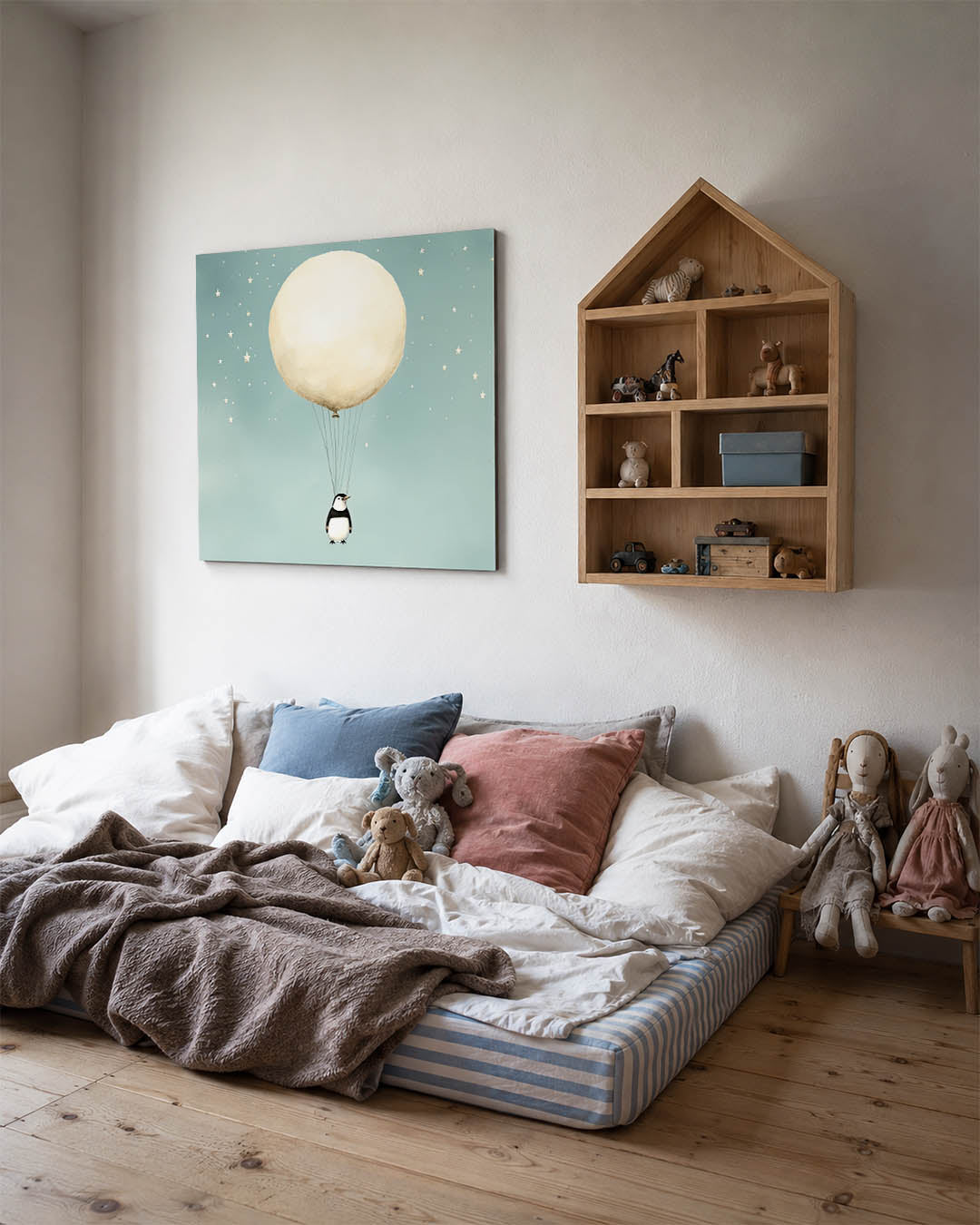 Dromerige ballonvlucht Kunstwerk