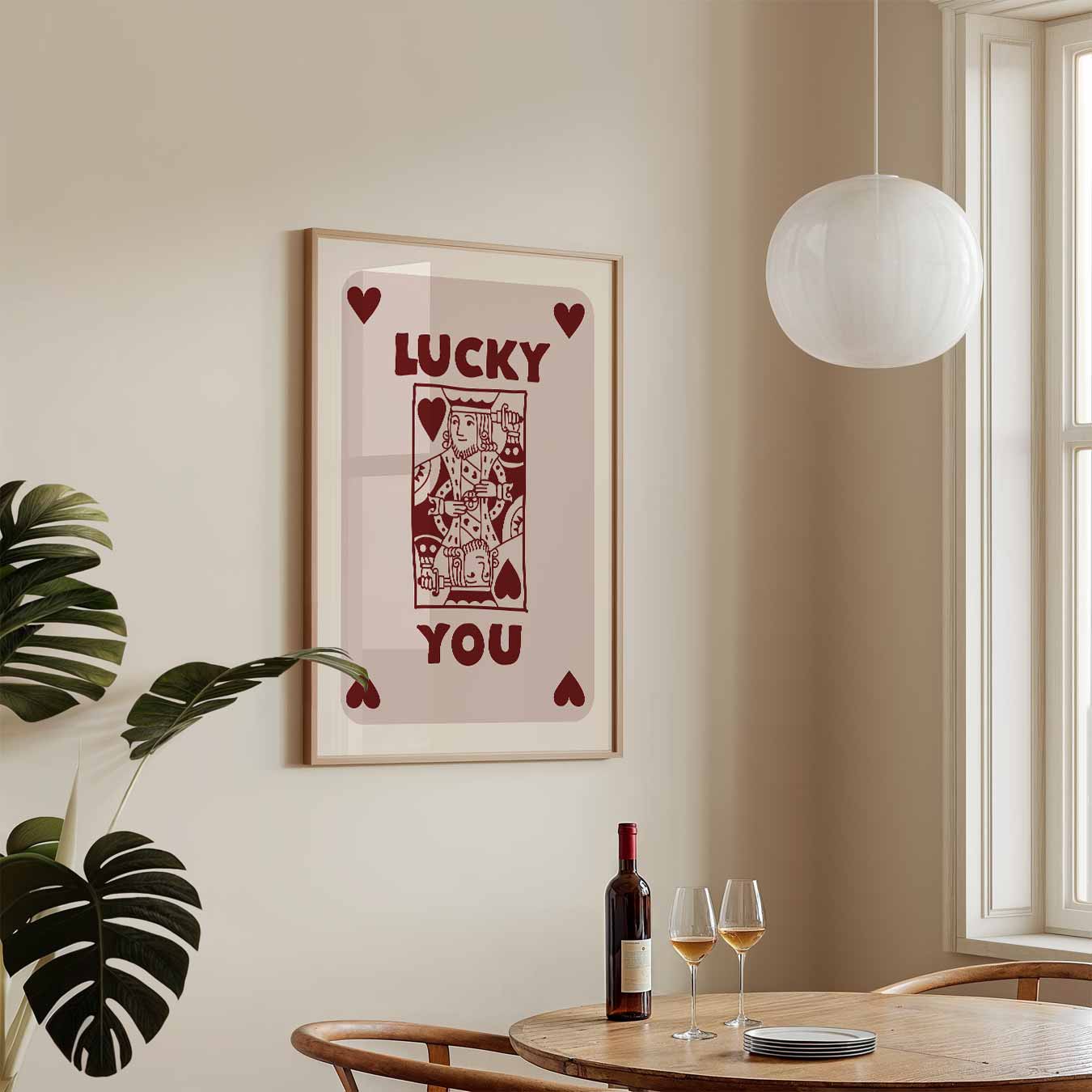 Lucky You Speelkaart Poster