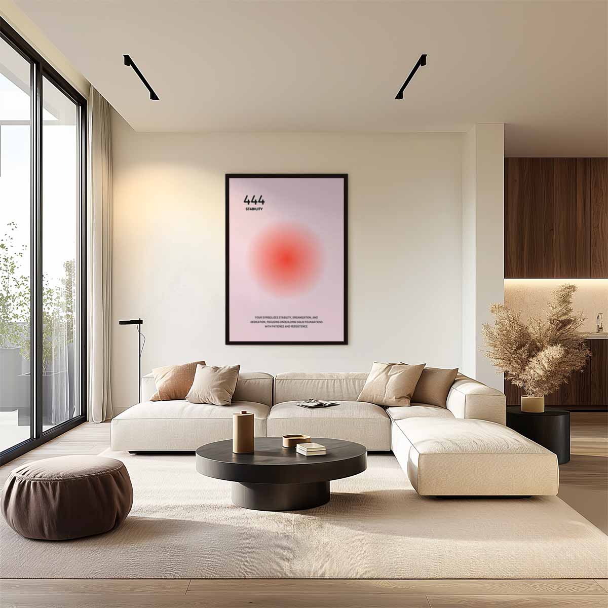 444 Stabiliteit Kunstprint Kunstwerk-canvas-dibond-plexiglas-wanddecoratie-WallArtistic