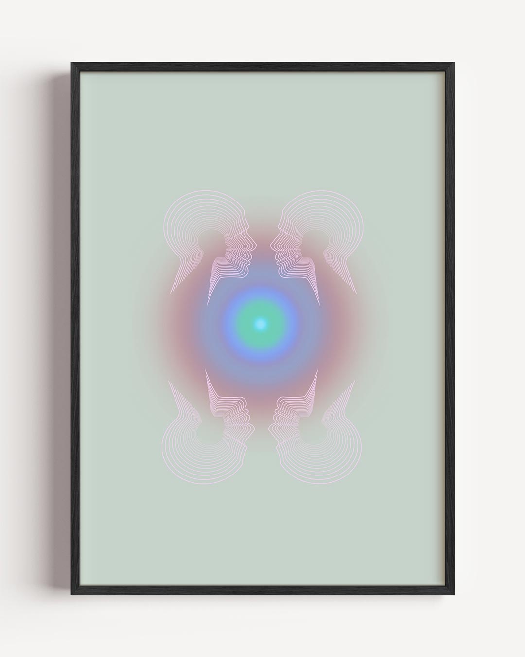 Kosmische Verbinding Poster-WallArtistic