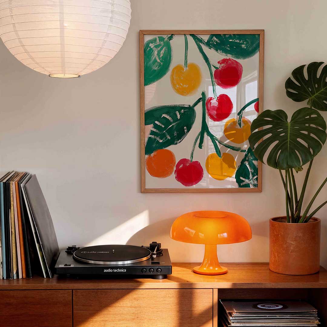 Fruit en bladeren Poster