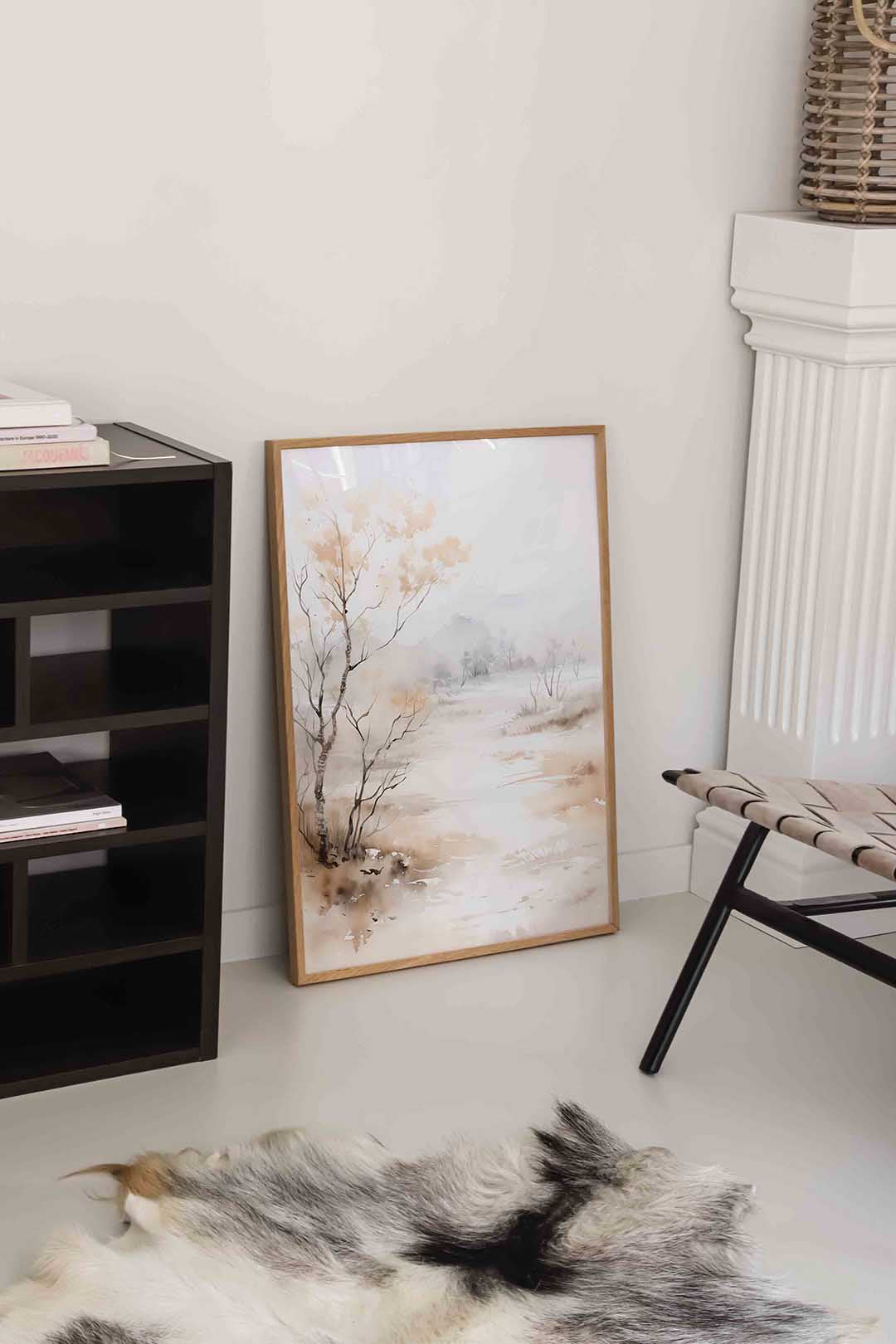 Landschap met bomen Poster