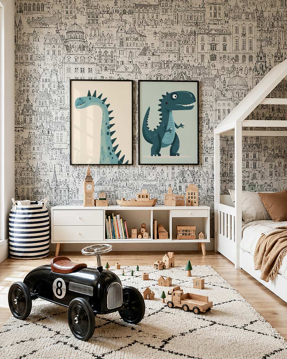 Vorm en vrolijkheid Posterset
