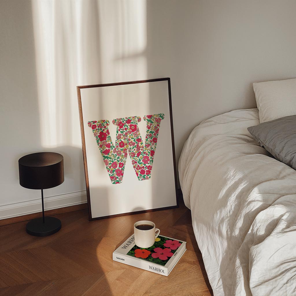 Bloemenpracht Letterposter