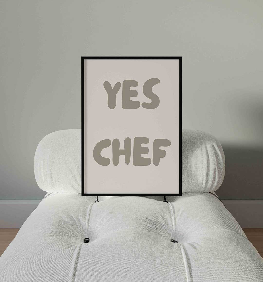 Yes chef Poster