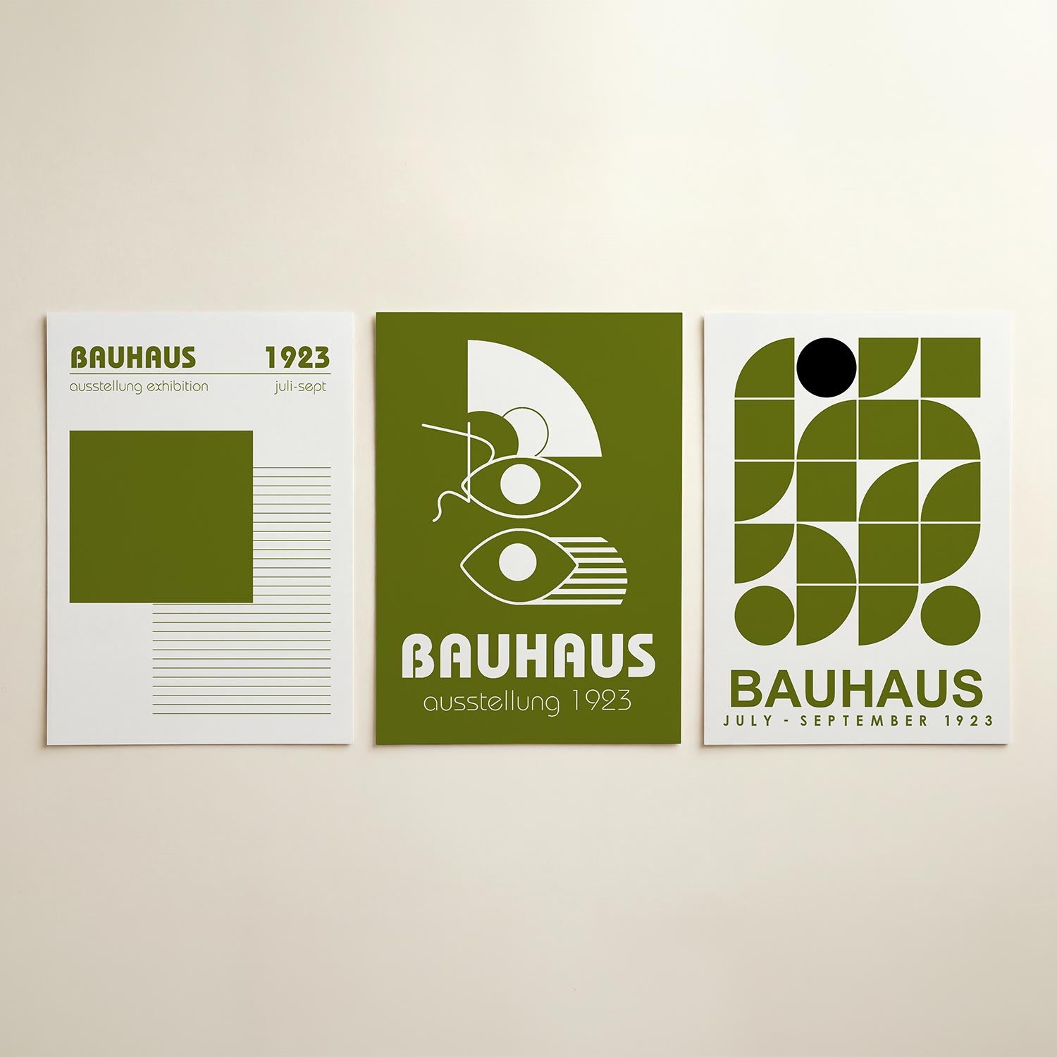 Vorm en lijnenspel Posterset