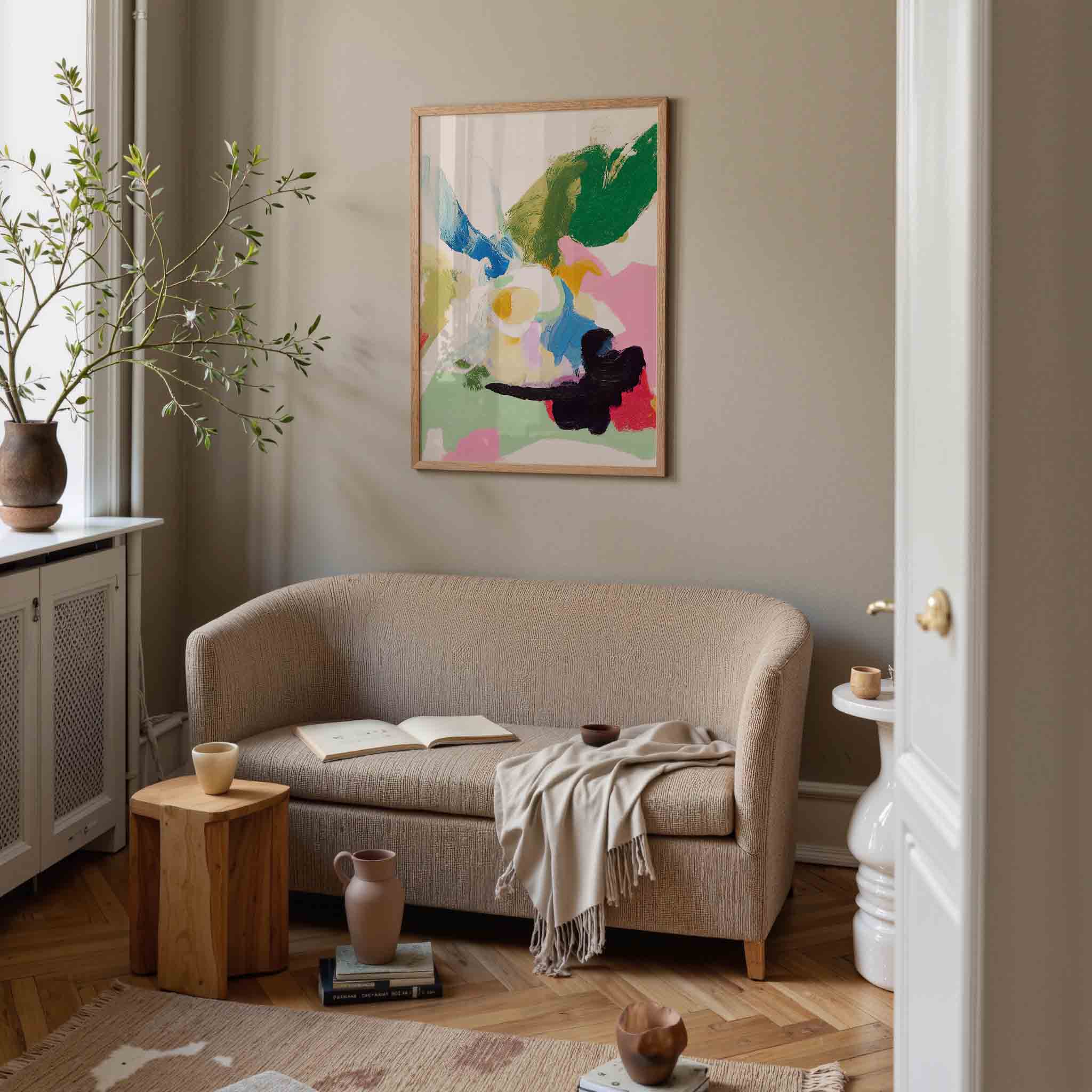 Abstracte vormen Poster