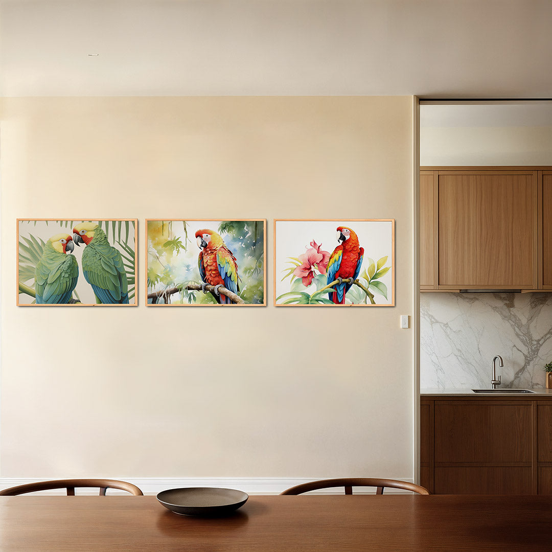 Tropische vleugels Posterset