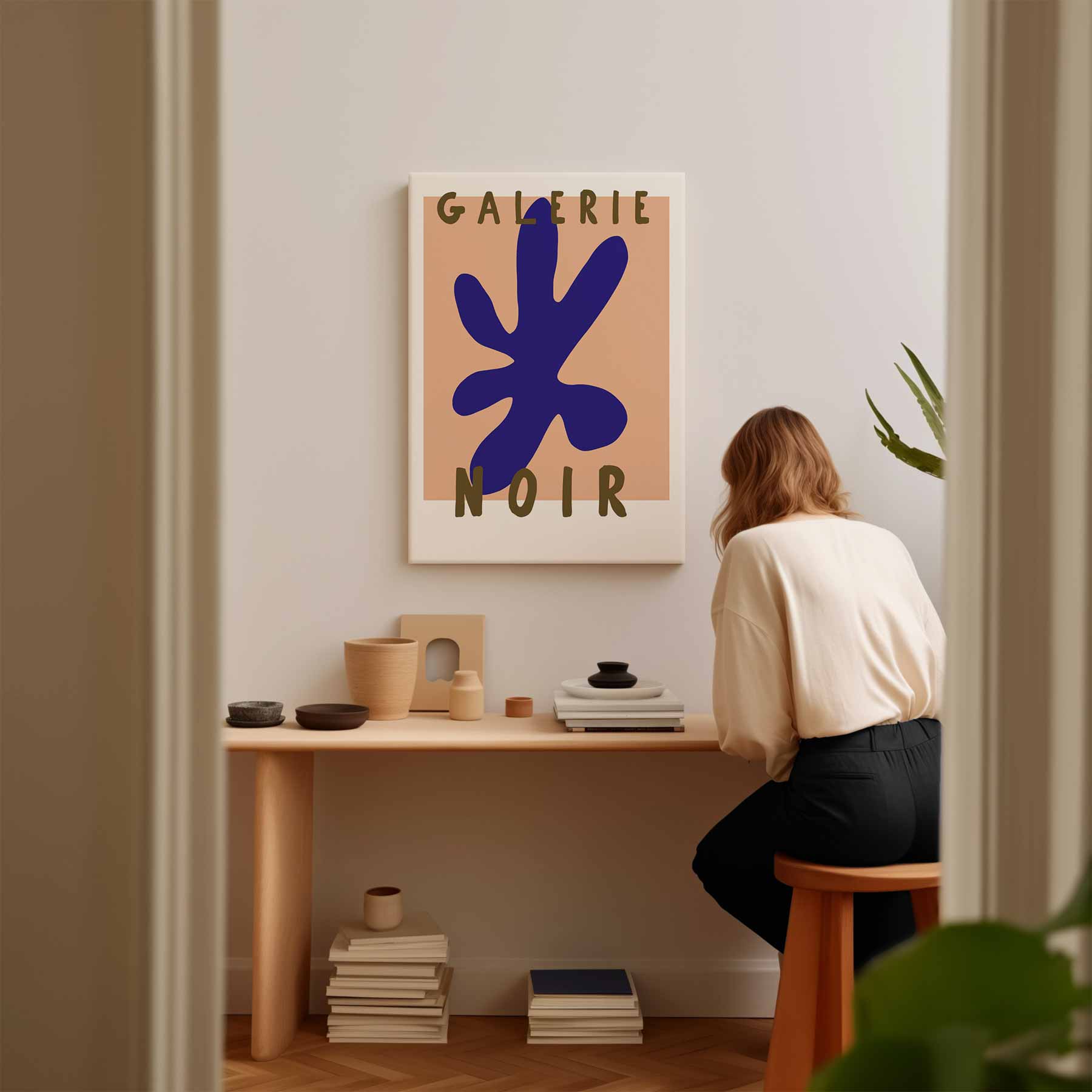 Galerie Abstracte Vorm Kunstwerk-canvas-dibond-plexiglas-wanddecoratie-WallArtistic