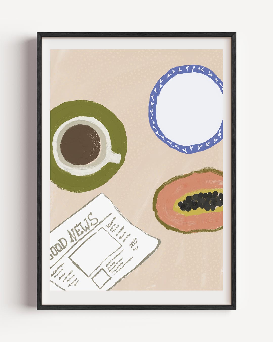 Gezellig Ontbijtmoment Poster-WallArtistic