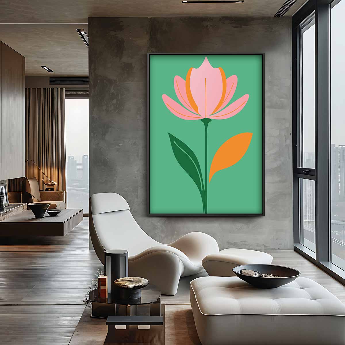 Bloeiende Tulpenpracht Kunstwerk-canvas-dibond-plexiglas-wanddecoratie-WallArtistic