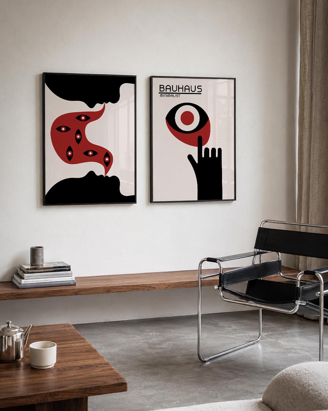 Vorm en kleurenspel Posterset