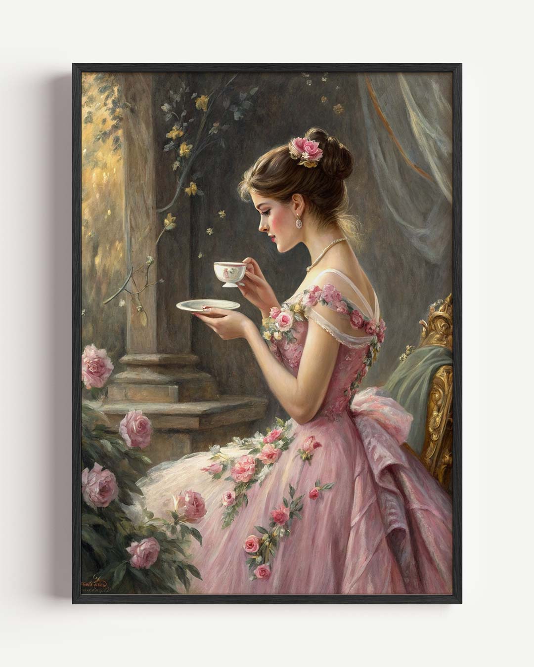Romantische Theemoment Poster