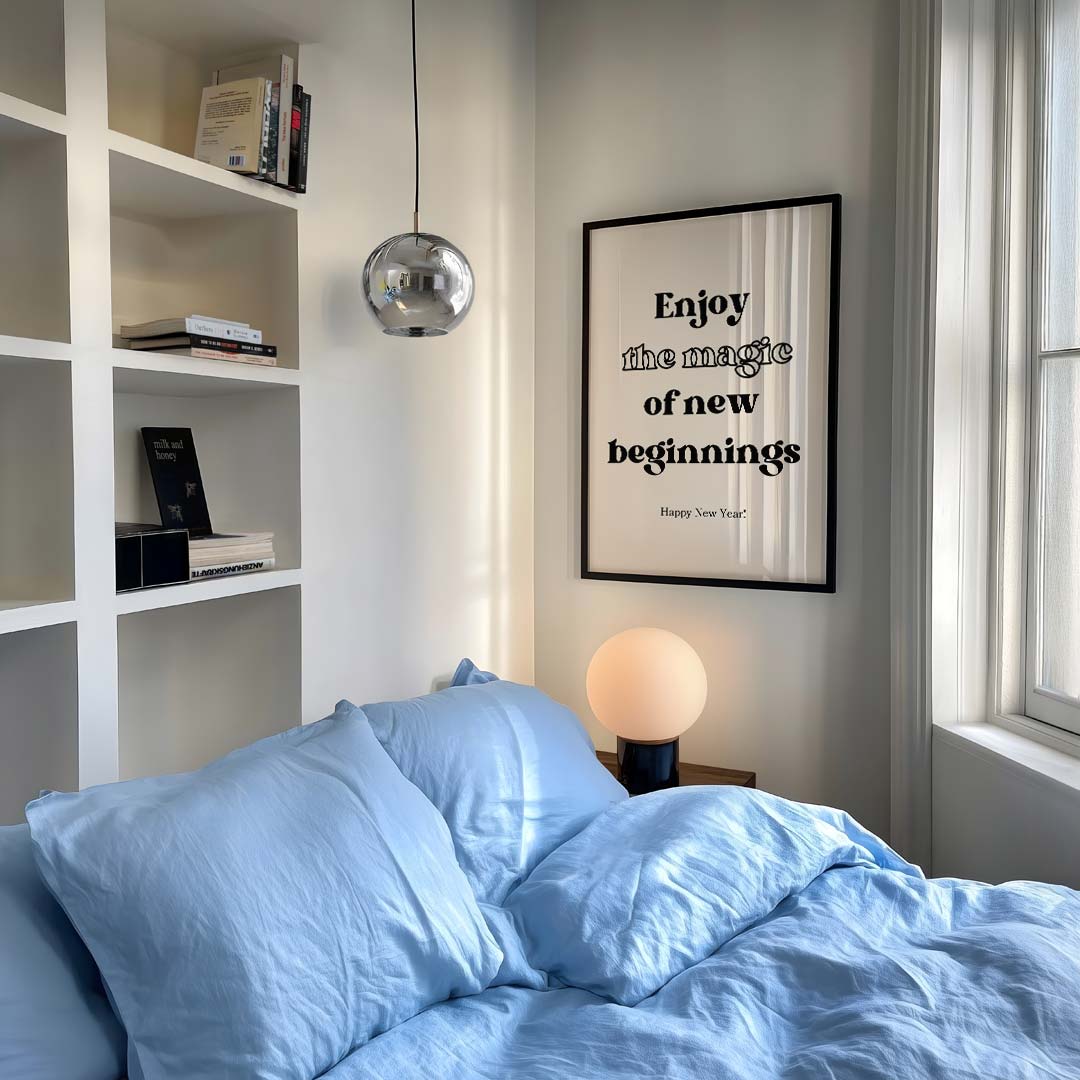 Inspirerende Nieuwjaarsposter-WallArtistic