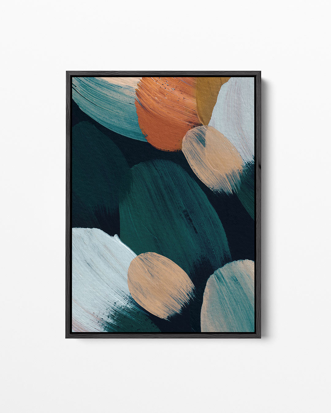 Dynamische kleurencompositie Kunstwerk