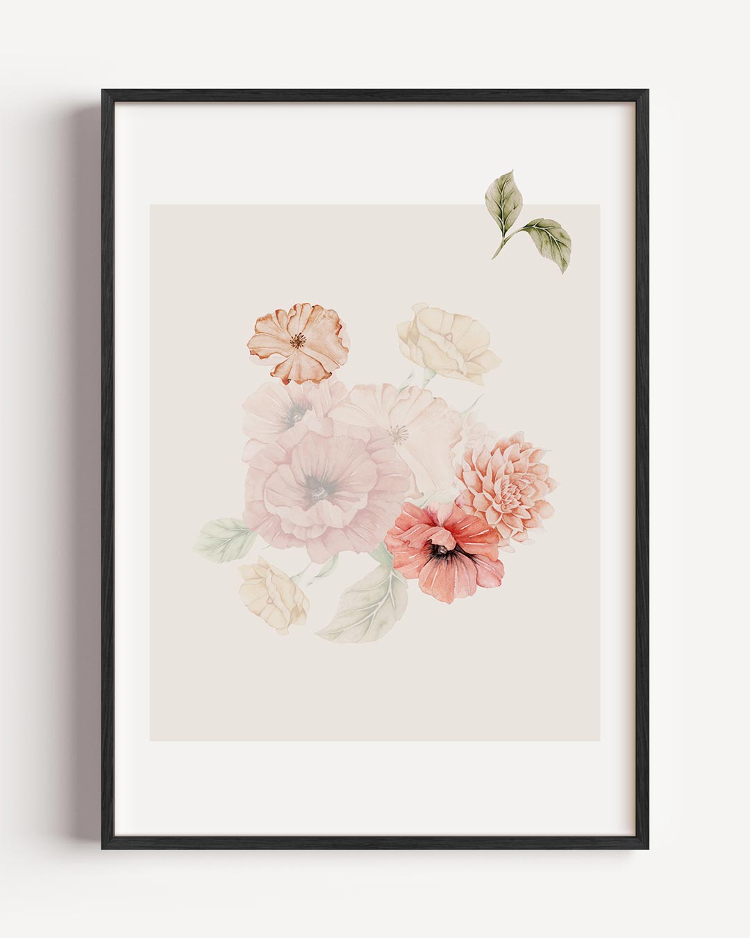 Romantische Bloemenpracht Poster-WallArtistic